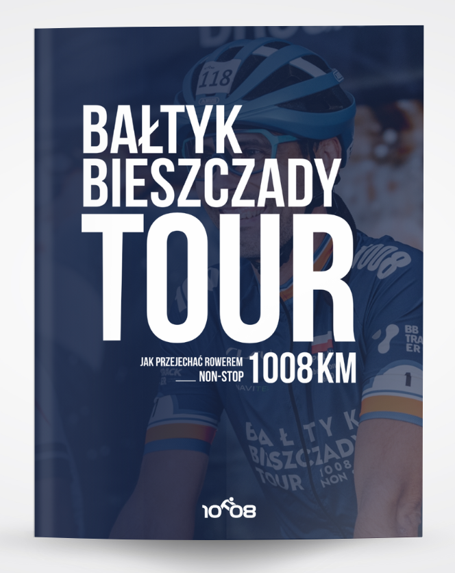 Okłada książki o Bałtyk-Bieszczady Tour